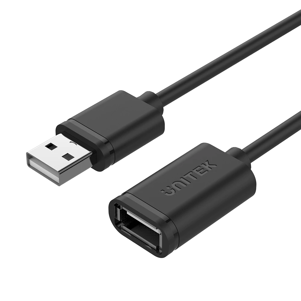 UNITEK Y-C449GBK 1.5m USB 2.0 AM to AF USB Extension Cable