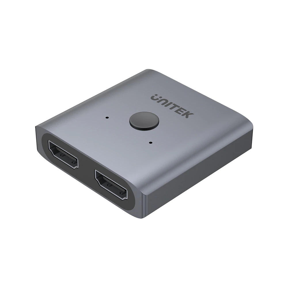 UNITEK V1127A HDMI2.0 4K@60Hz Aluminium 2-to-1 Bi-Ditectional HDMI Switch