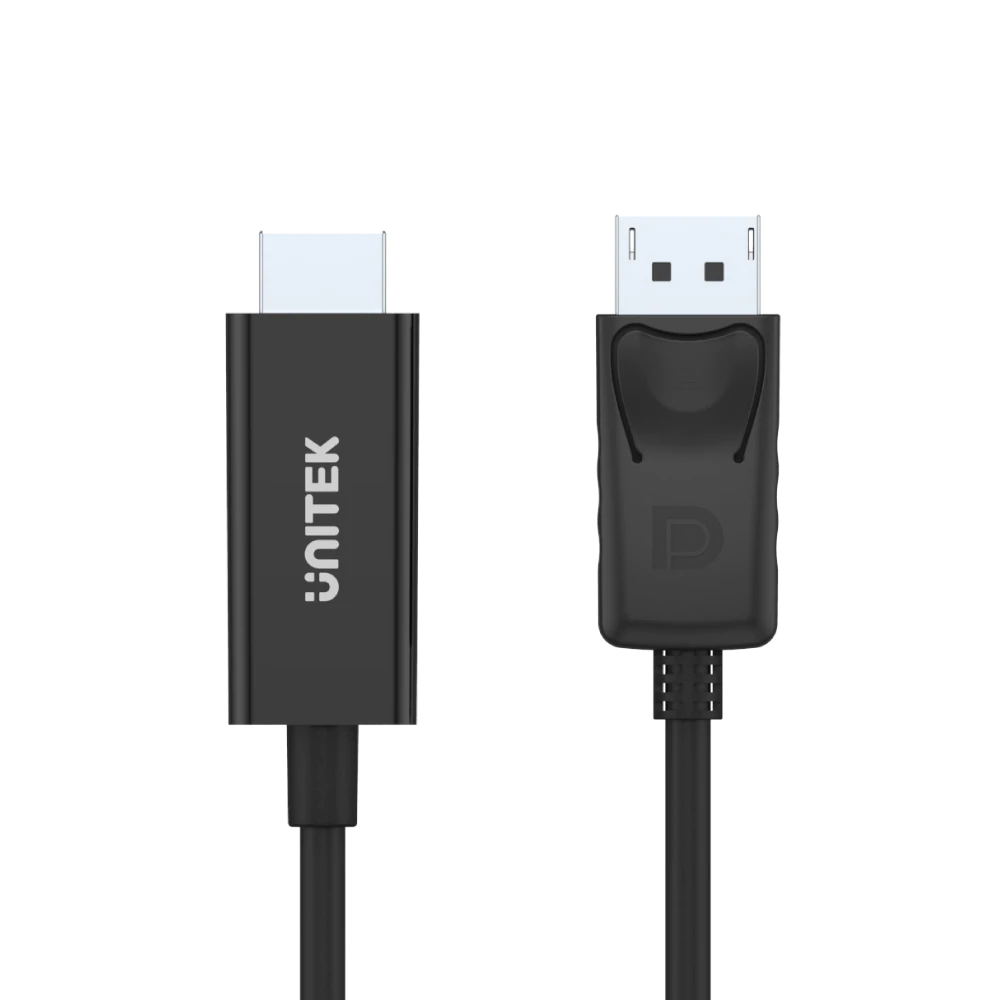 UNITEK Y-5118CA 1.8m 1080P DP Male to HDMI Male Converter Cable