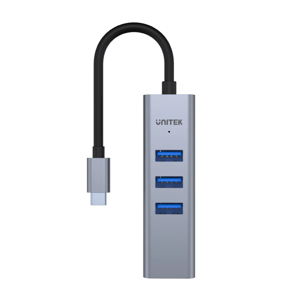 UNITEK H1904A uHUB Q4+ 4-in-1 USB-C Ethernet Hub 