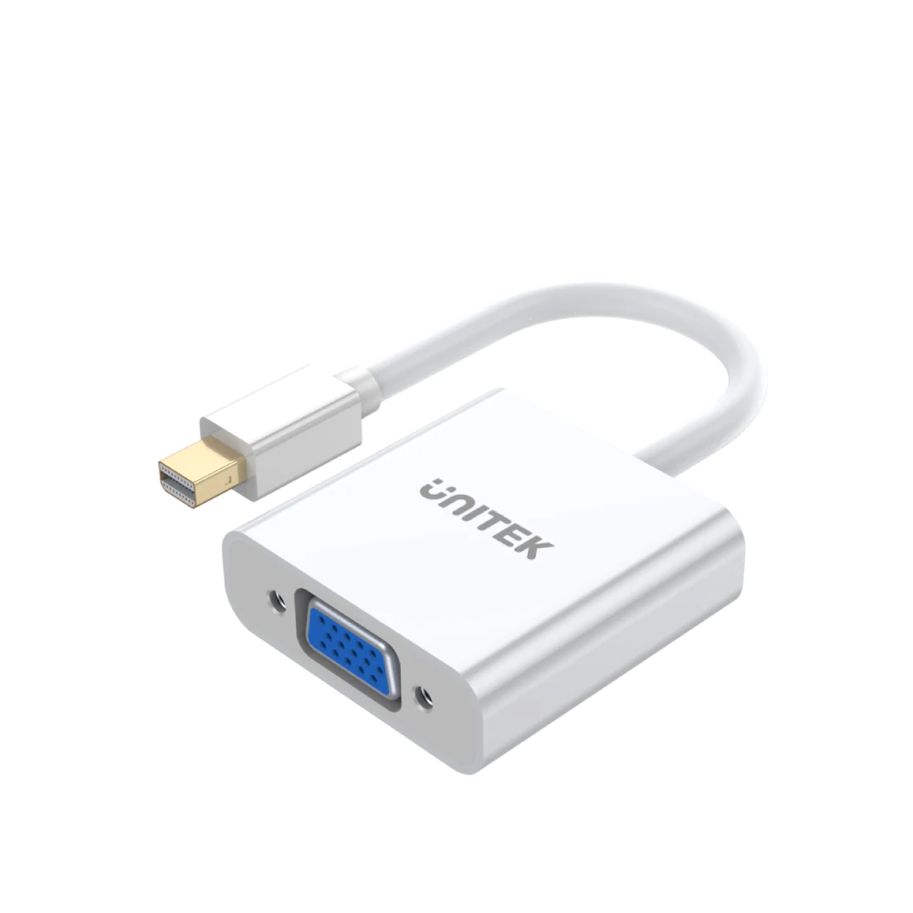 UNITEK Y-6327WH Mini DisplayPort Male to VGA Female Adapter