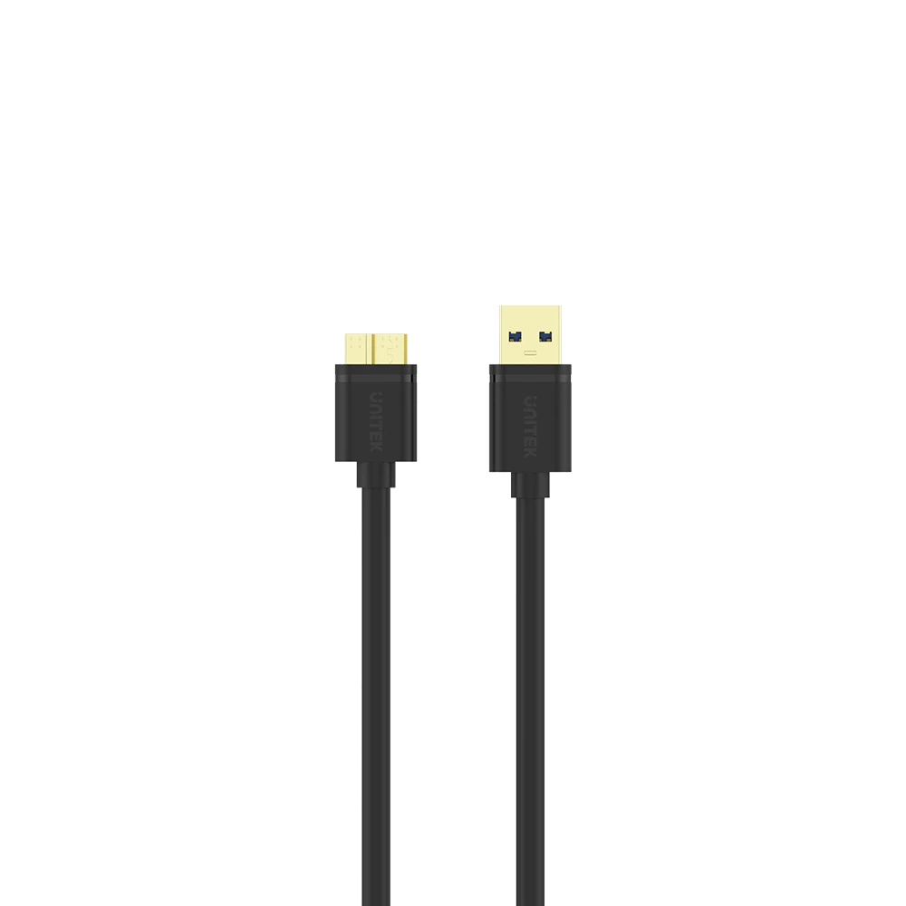 UNITEK C14058GBK 0.3m USB 3.0 USB-A Male to Micro-B Male Data/Charging Cable