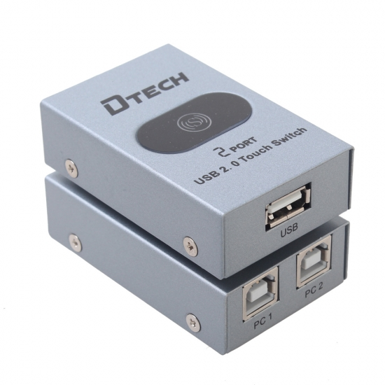 DTECH DT-8321 4-Port USB 2.0 Touch Switch