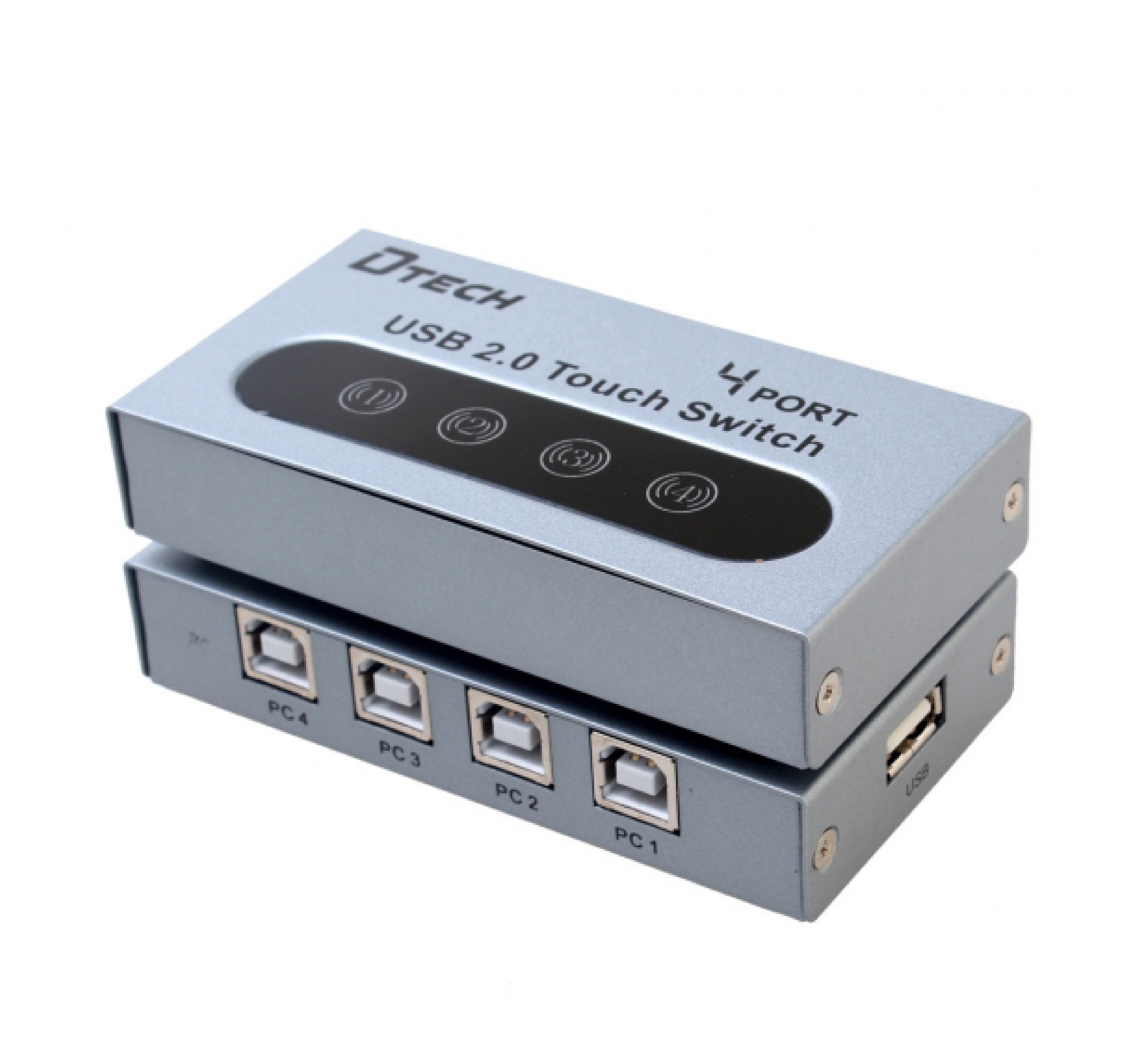 DTECH DT-8341 4-Port USB 2.0 Touch Switch