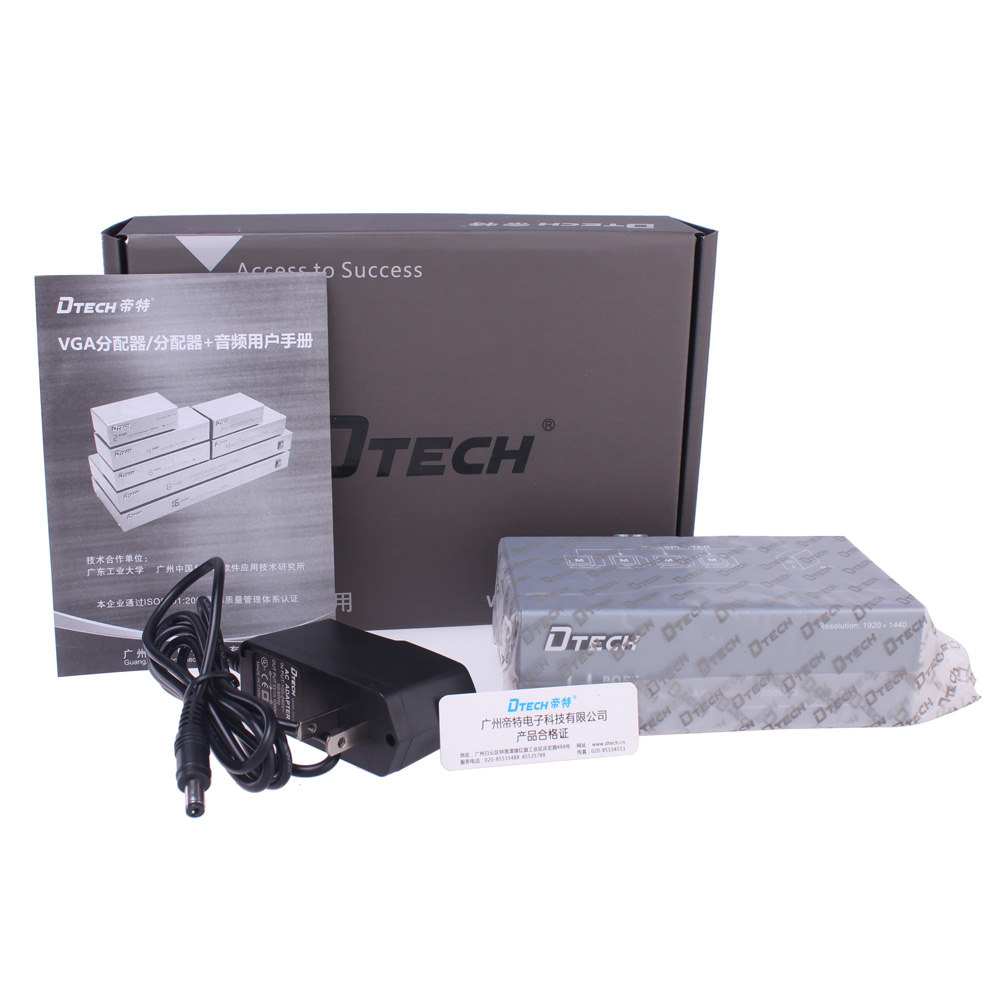 DTECH DT-7254 1-to-4 250MHz VGA Splitter