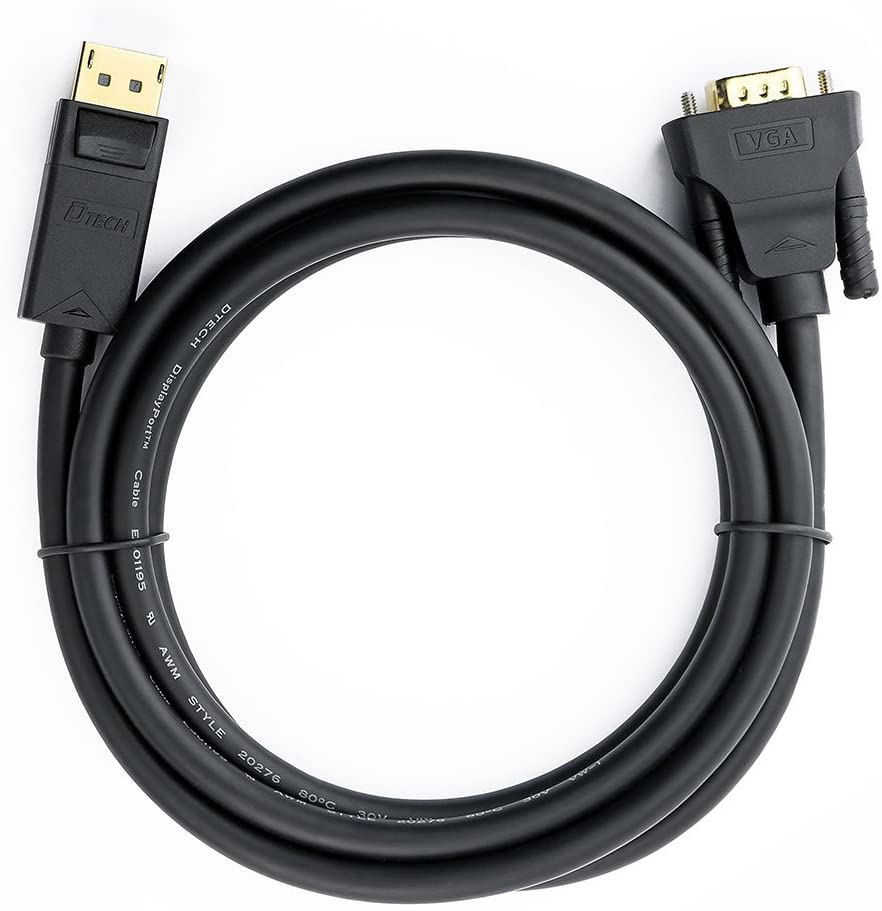 DTECH DT-CU0307-3M 3m DisplayPort Male to VGA Male Cable