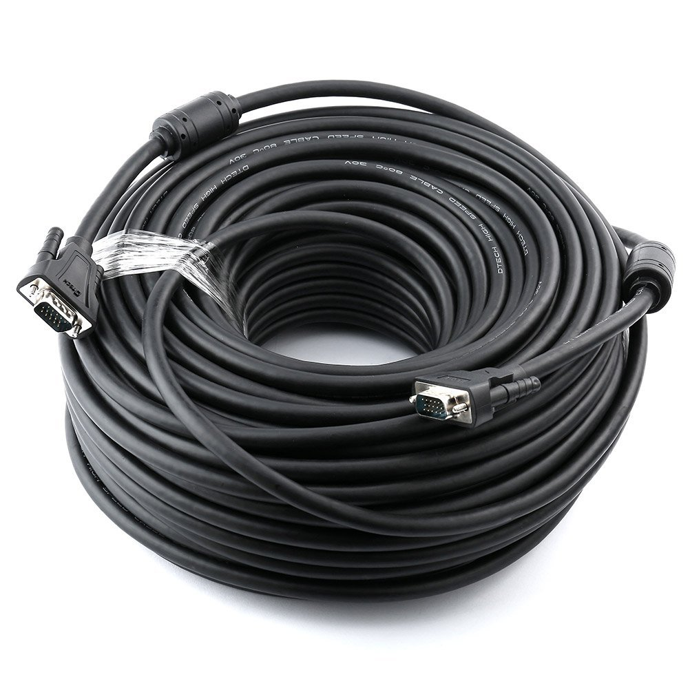 DTECH DT-V007 20m 3+6 HD Video Male to Male VGA Cable