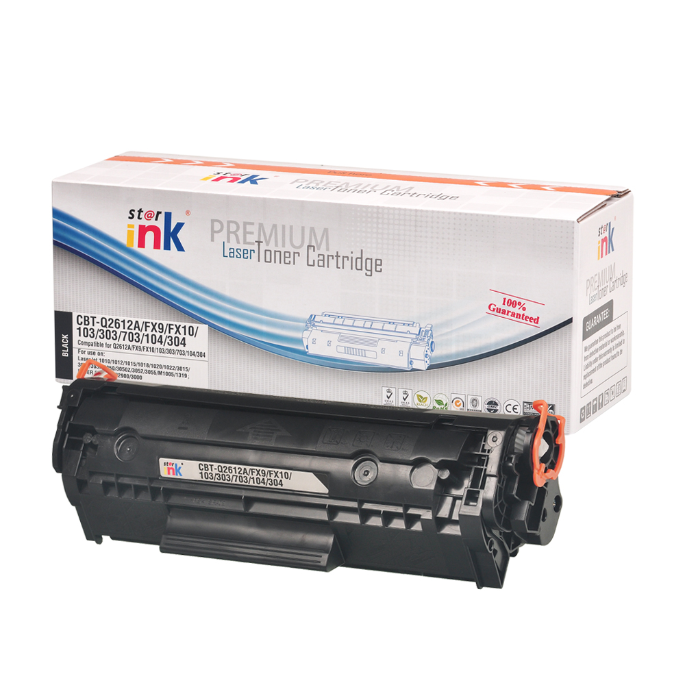 StarInk Compatible Laser Toner Cartridge HP Q2612A/Canon LBP2900 (Without Chip)