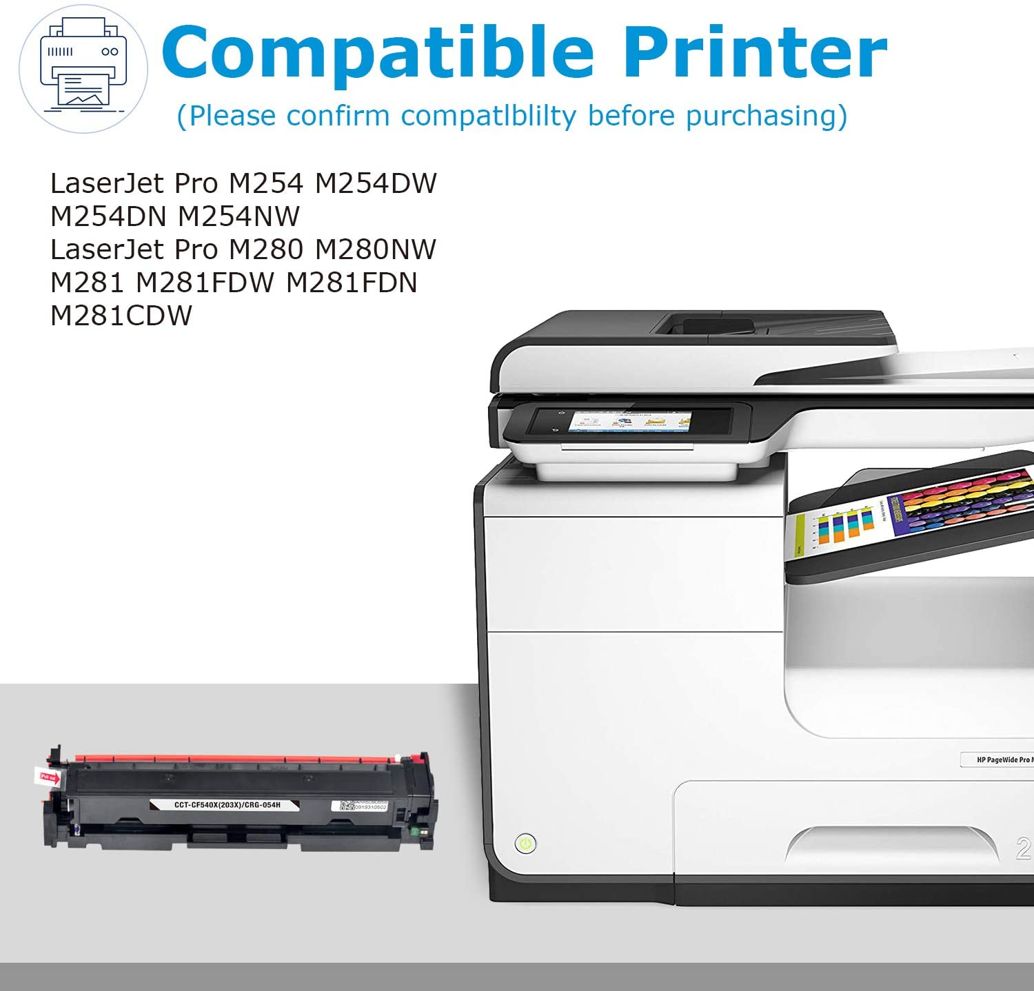 StarInk Compatible Laser Toner Cartridge HP CB541A Cyan (With Chip)