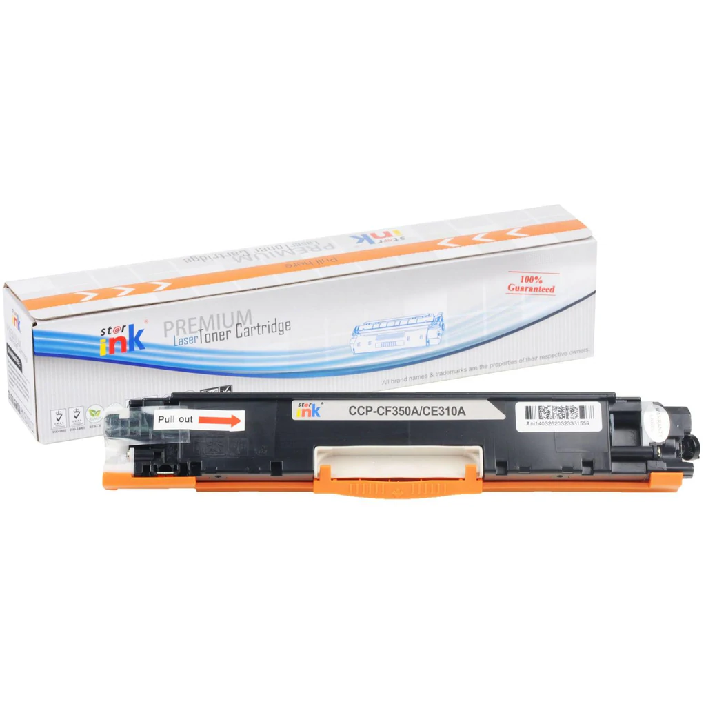 StarInk Compatible Laser Toner Cartridge HP CF350A Black/Canon LBP7010 Black (With Chip)