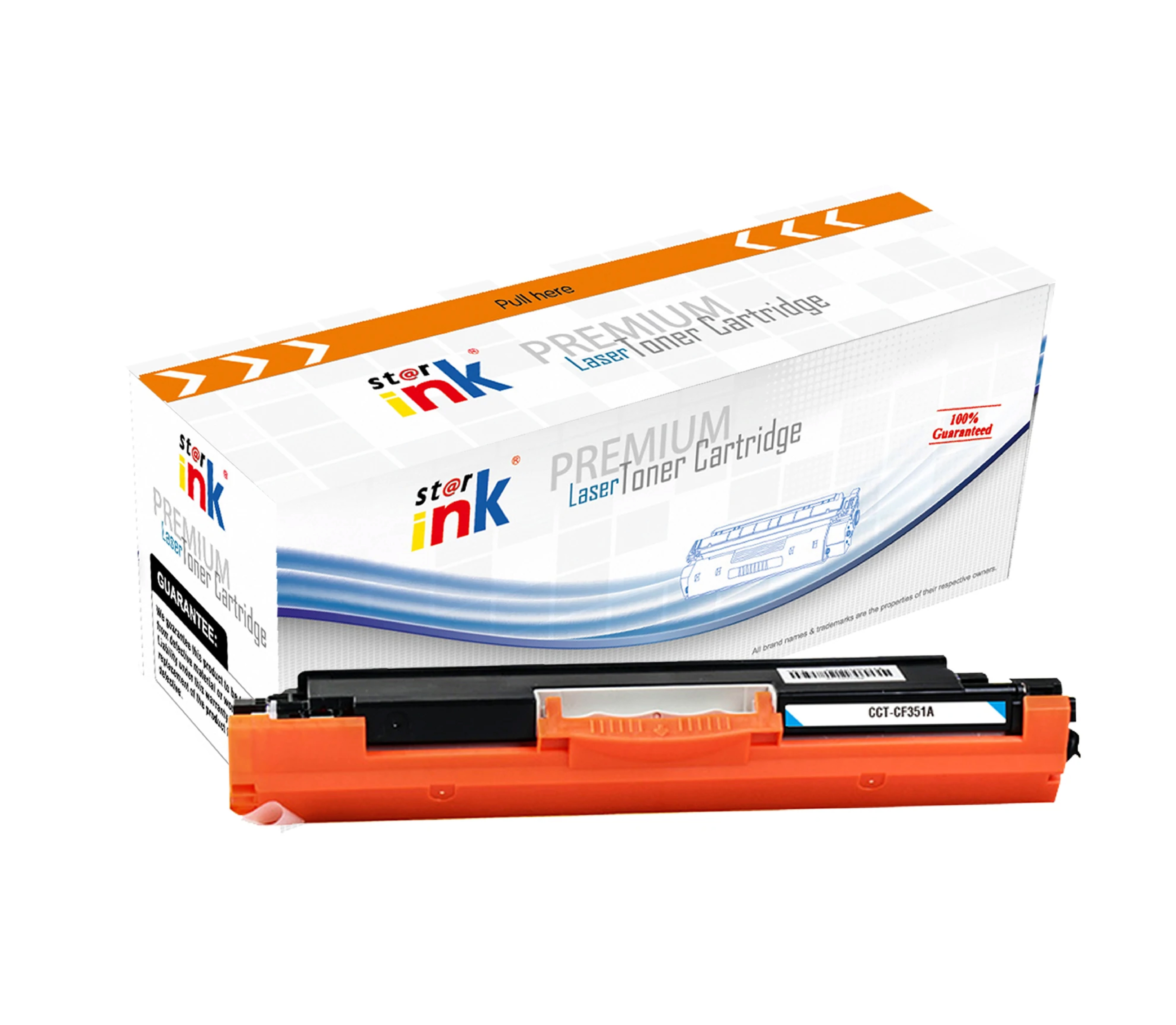 StarInk Compatible Laser Toner Cartridge HP CF351A Cyan/Canon LBP7010 Cyan (With Chip)