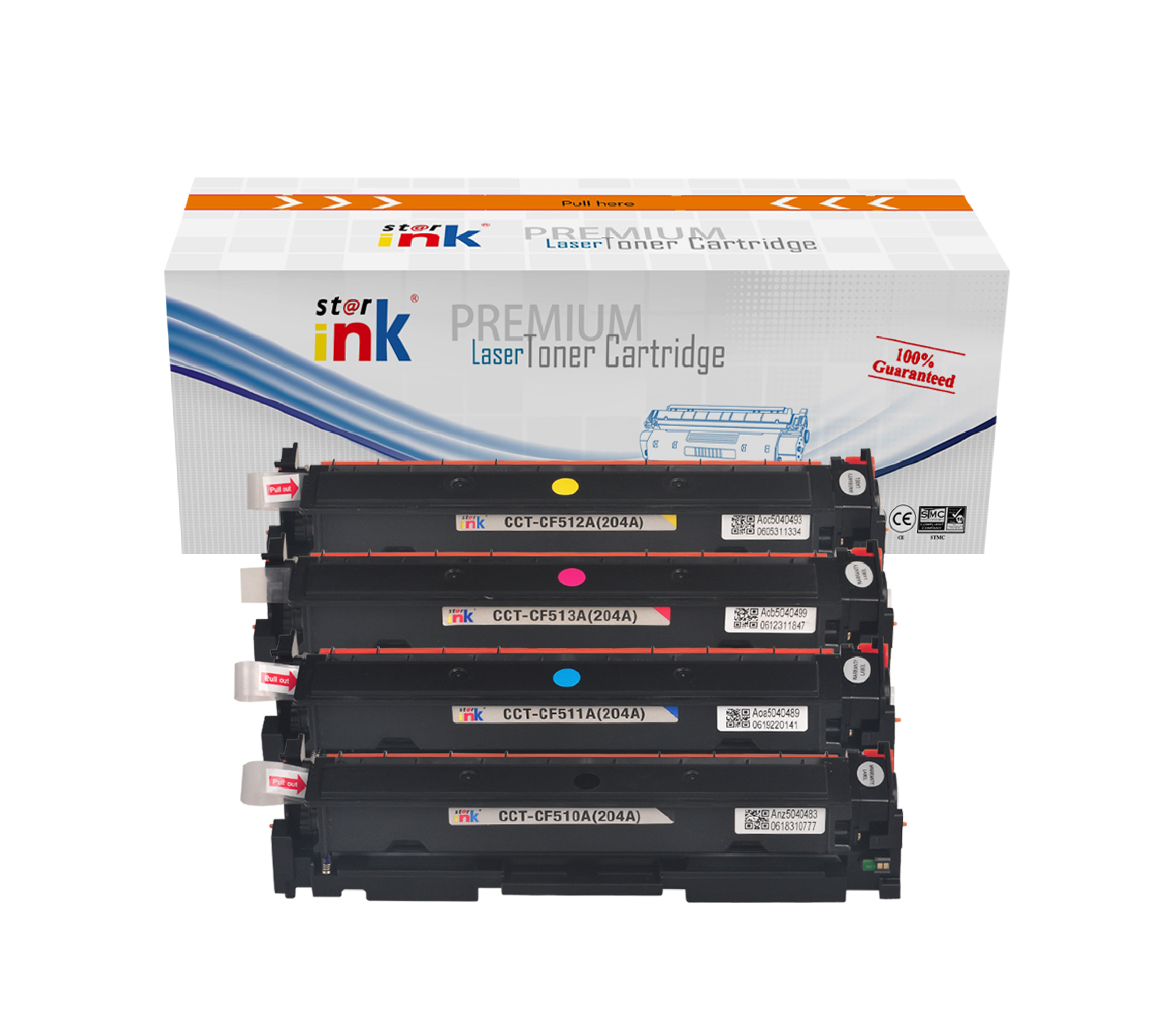 StarInk Compatible Laser Toner Cartridge HP CF511A Cyan (With Chip)