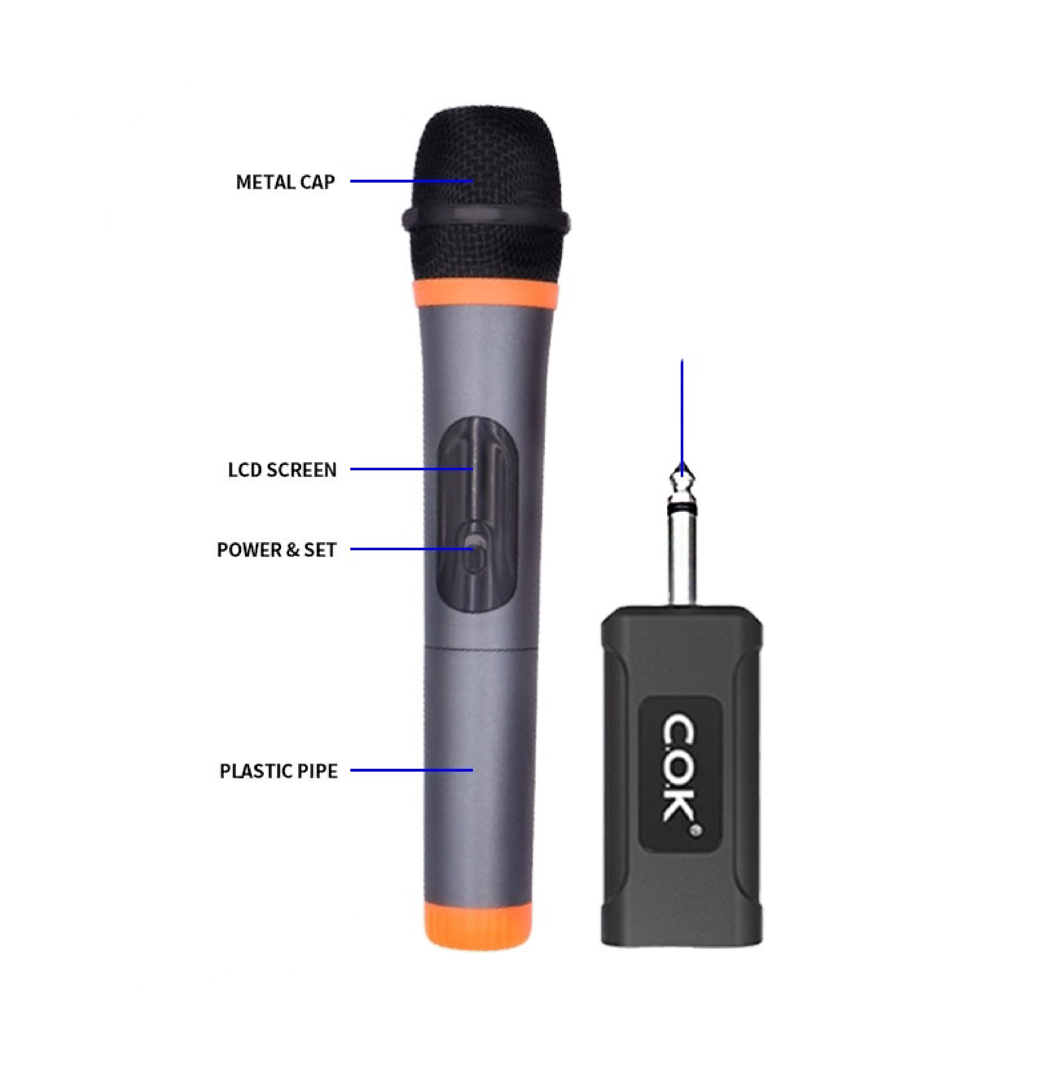 C.O.K ST-304 Professional Wireless Microphone