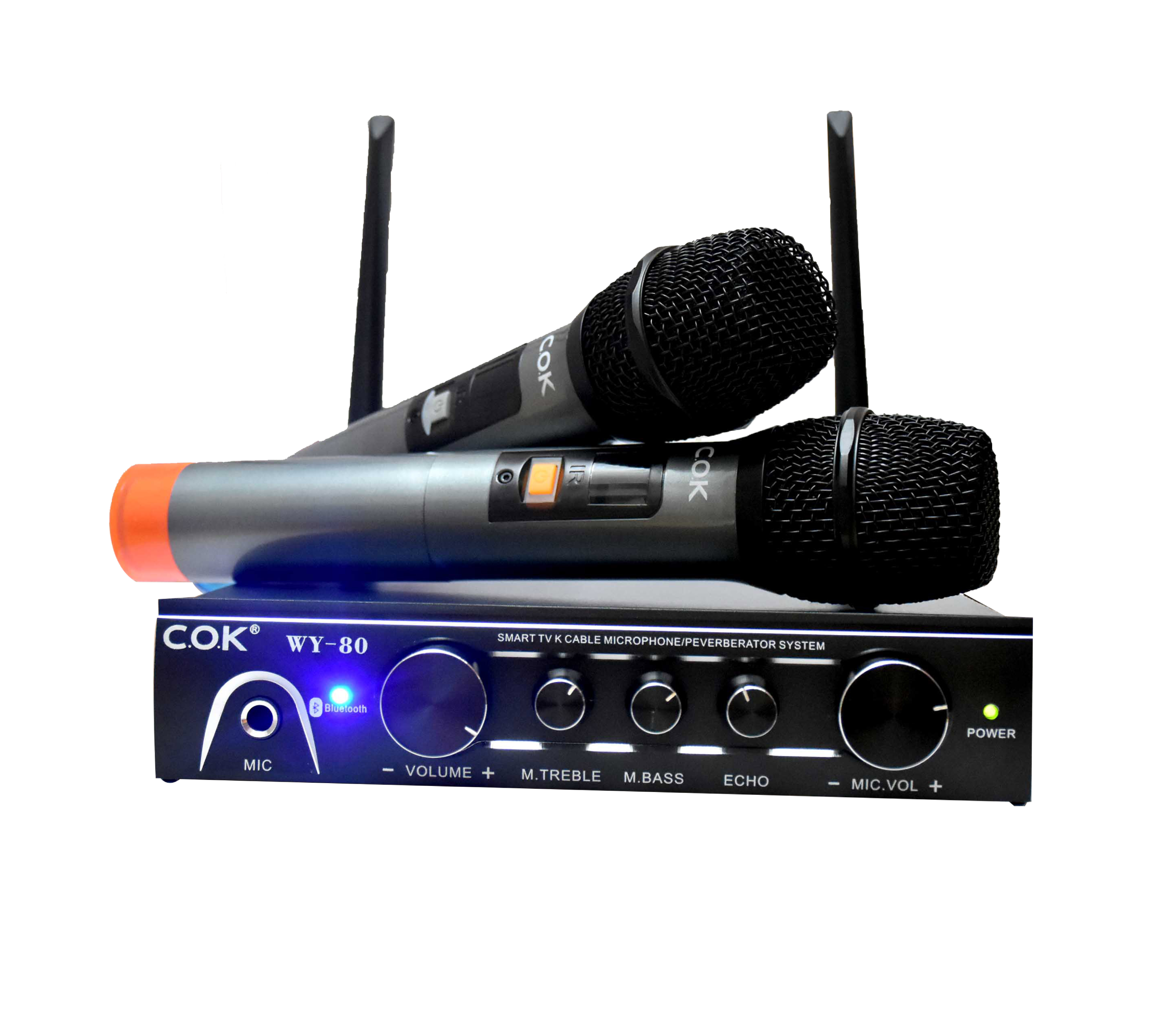 C.O.K WY-80 Smart KTV Cable Microphone/Reverberator System