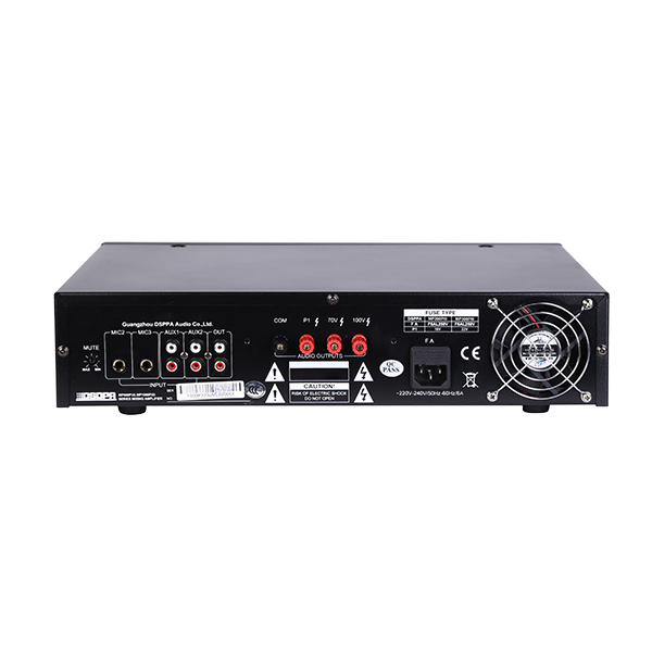 DSPPA MP300PIII 120W 3-Mic & 2-Aux Mixing Amplifier