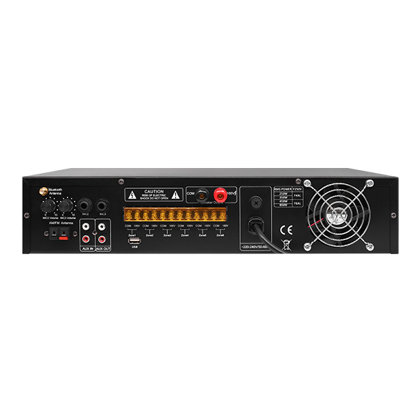 DSPPA MP2765 650W 6-Zone with Timer/USB/Tunner/Bluetooth Mixer Amplifier