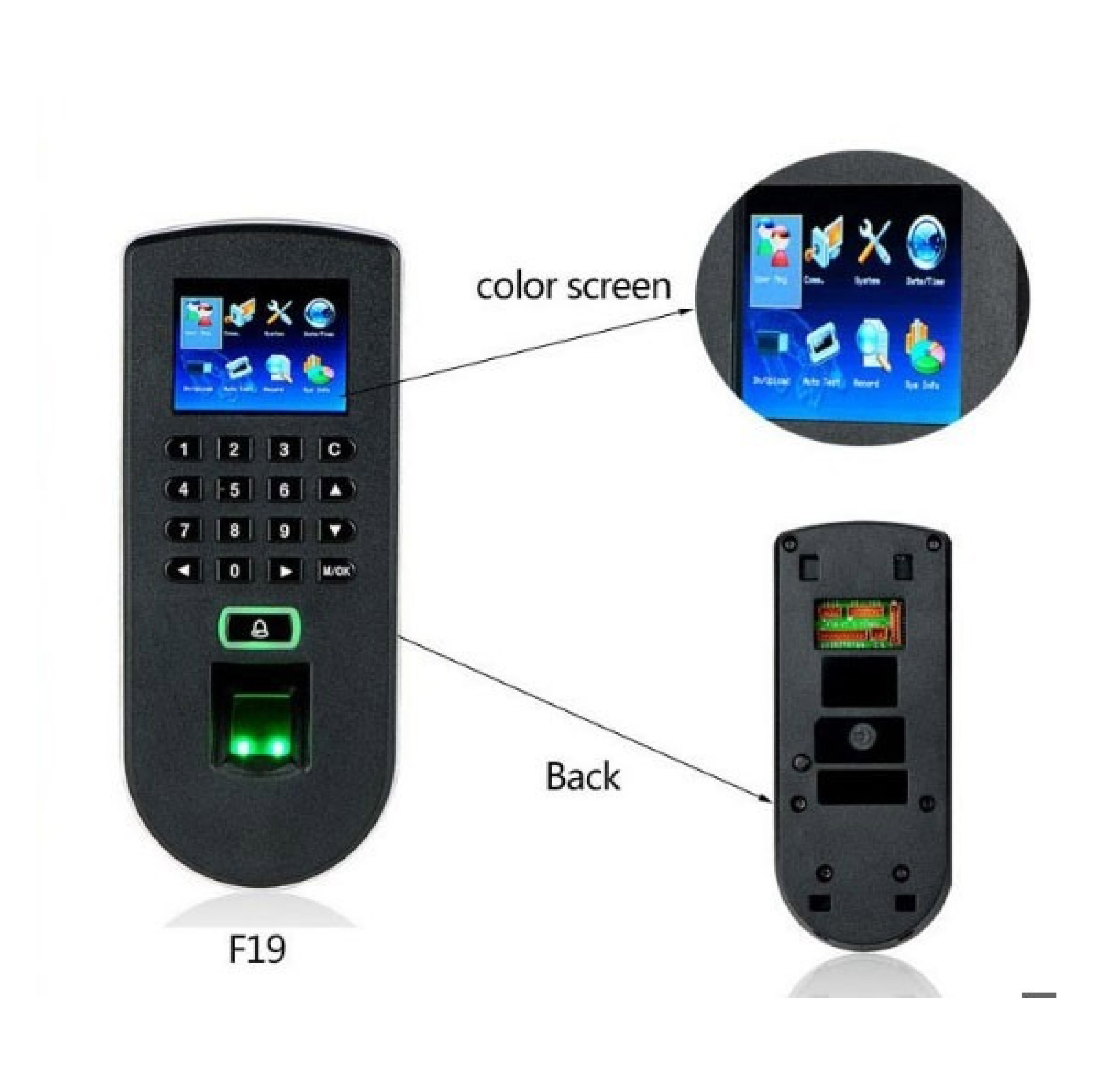 ZKTECO F19 Access control