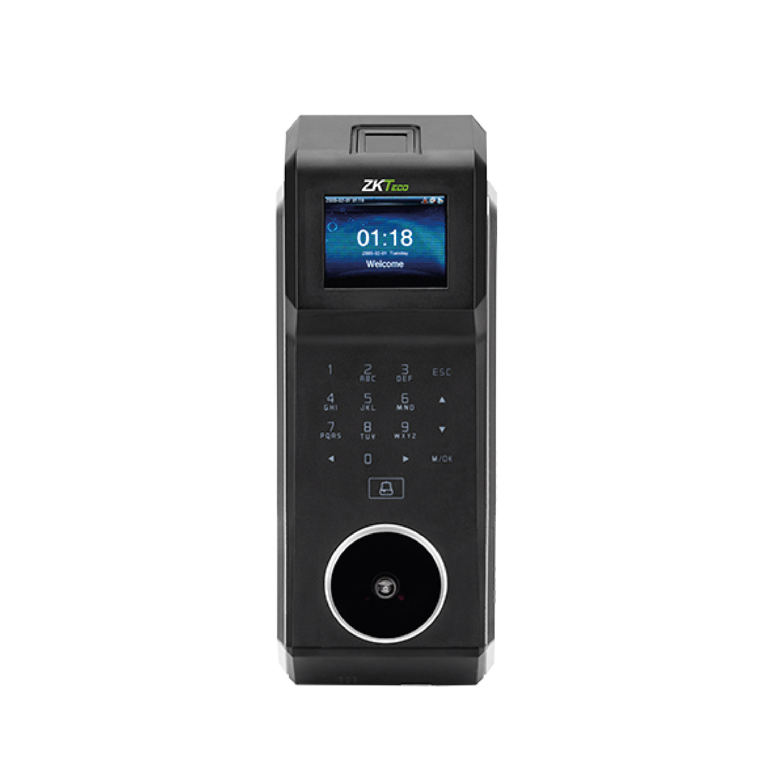 ZKTeco PA10 Hybrid Biometrics Palm & Fingerprint T&A and Access Control Terminal