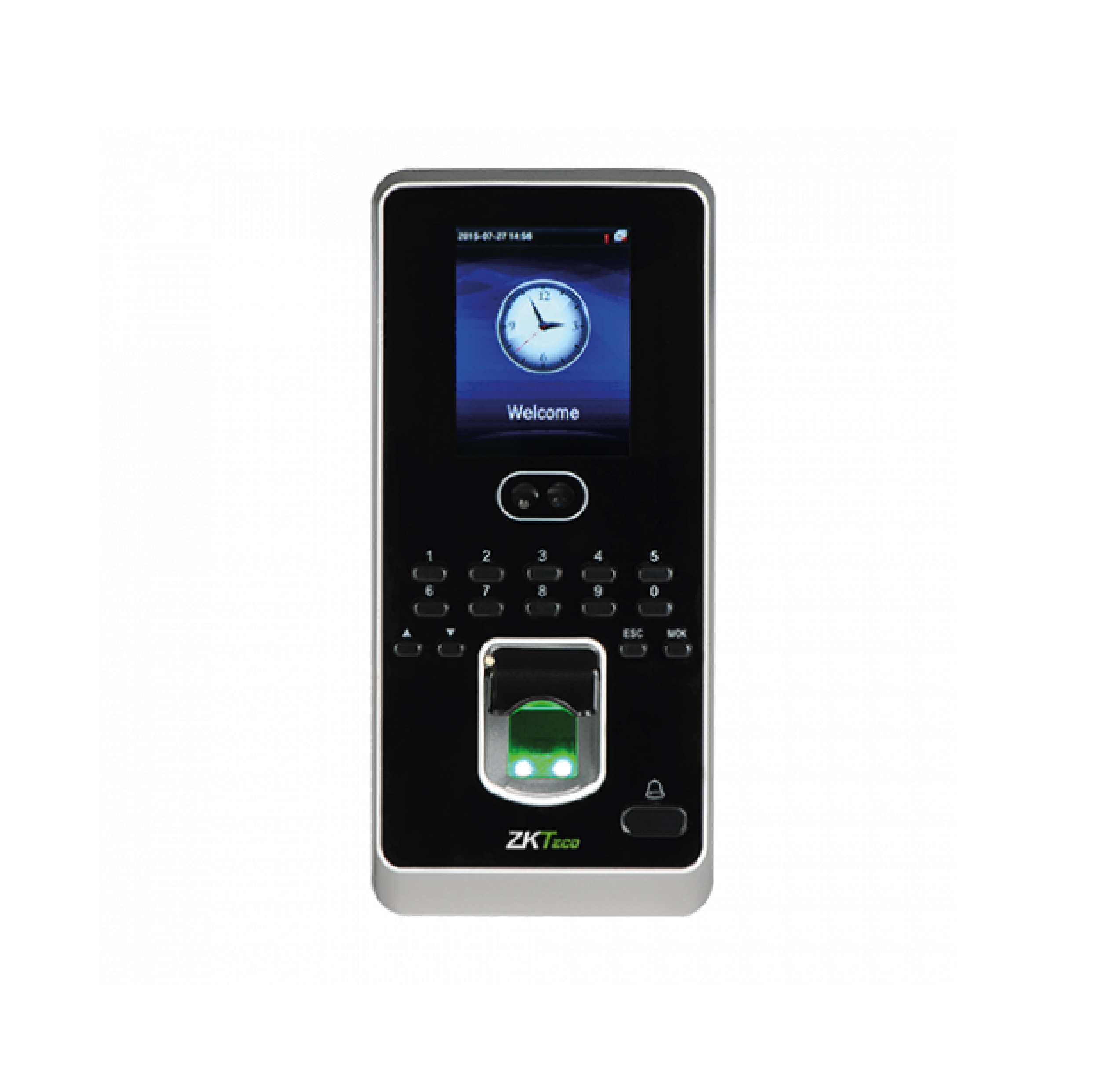 ZKTeco MultiBio 800-H-ID Face/Fingerprint/RFID Verificationis T&A and Access Control Terminal