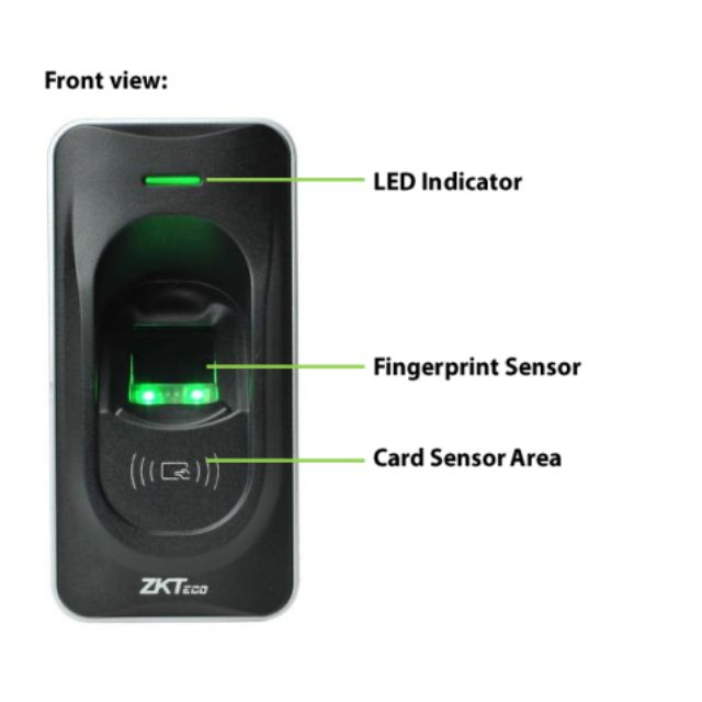 ZKTeco FR1200-ID Outdoor Rugged Structure RFID Fingerprint Reader