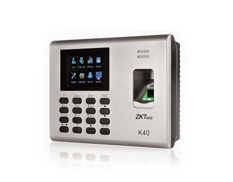 ZKTeco K40 3.5-inch TFT Display T&A and Access Control Terminal