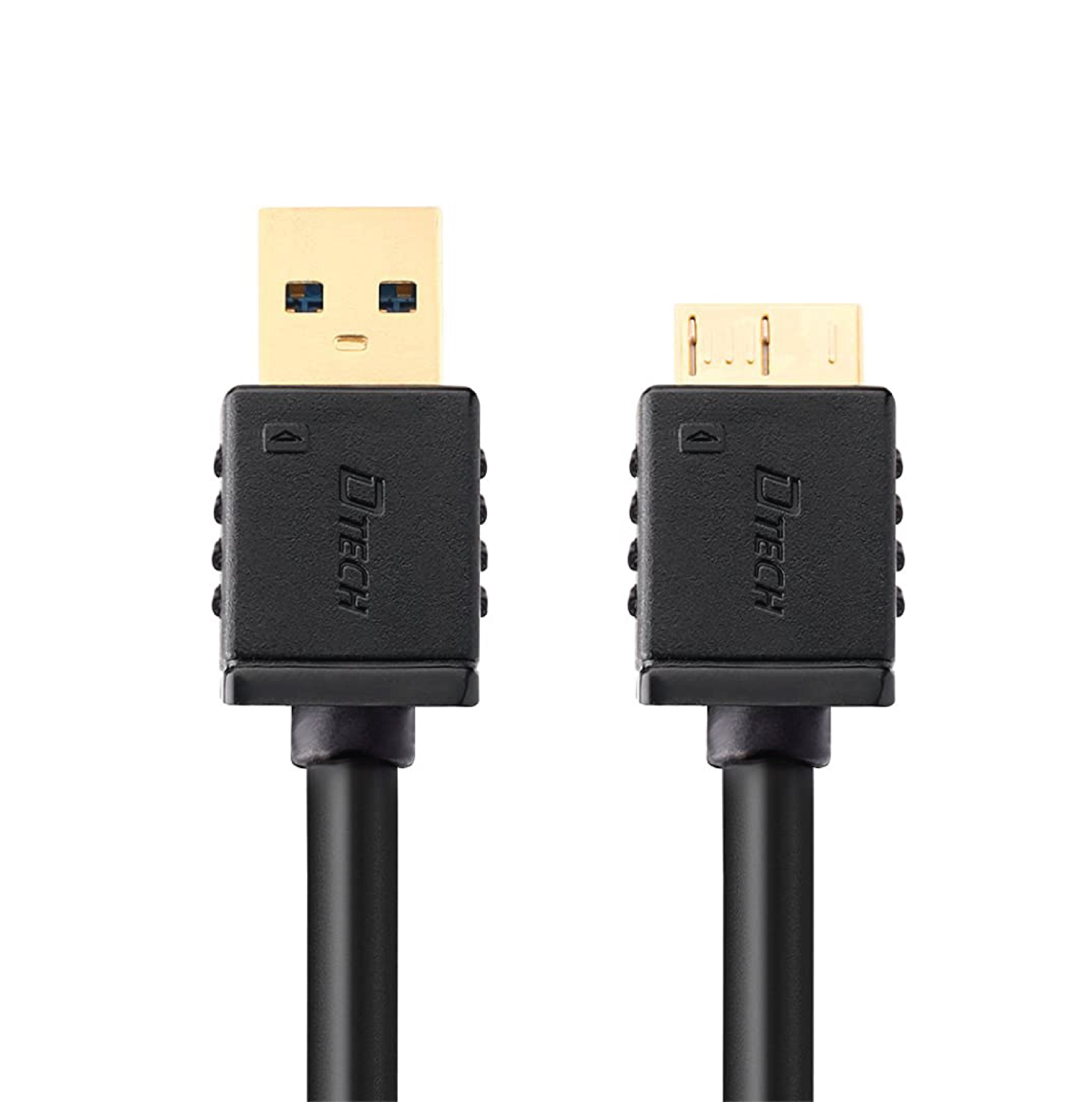 DTECH DT-CU0303 0.5m USB 3.0 USB-A Male to Micro-B Male Data/Charging Cable