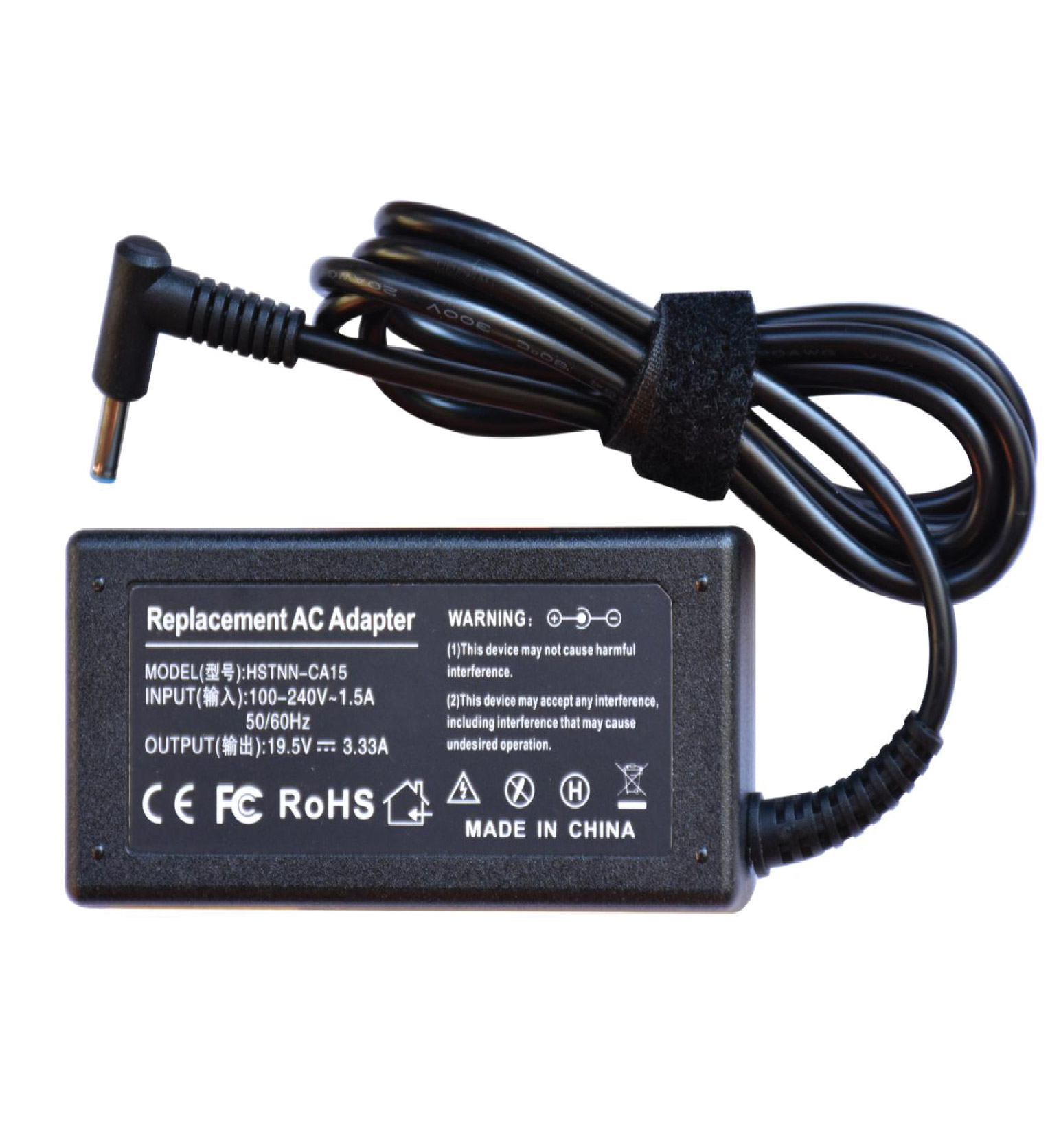 HP ADT-0004 19.5V 3.33A (DC Size: 4.5*3.0, Have Box) Replacement AC Adapter