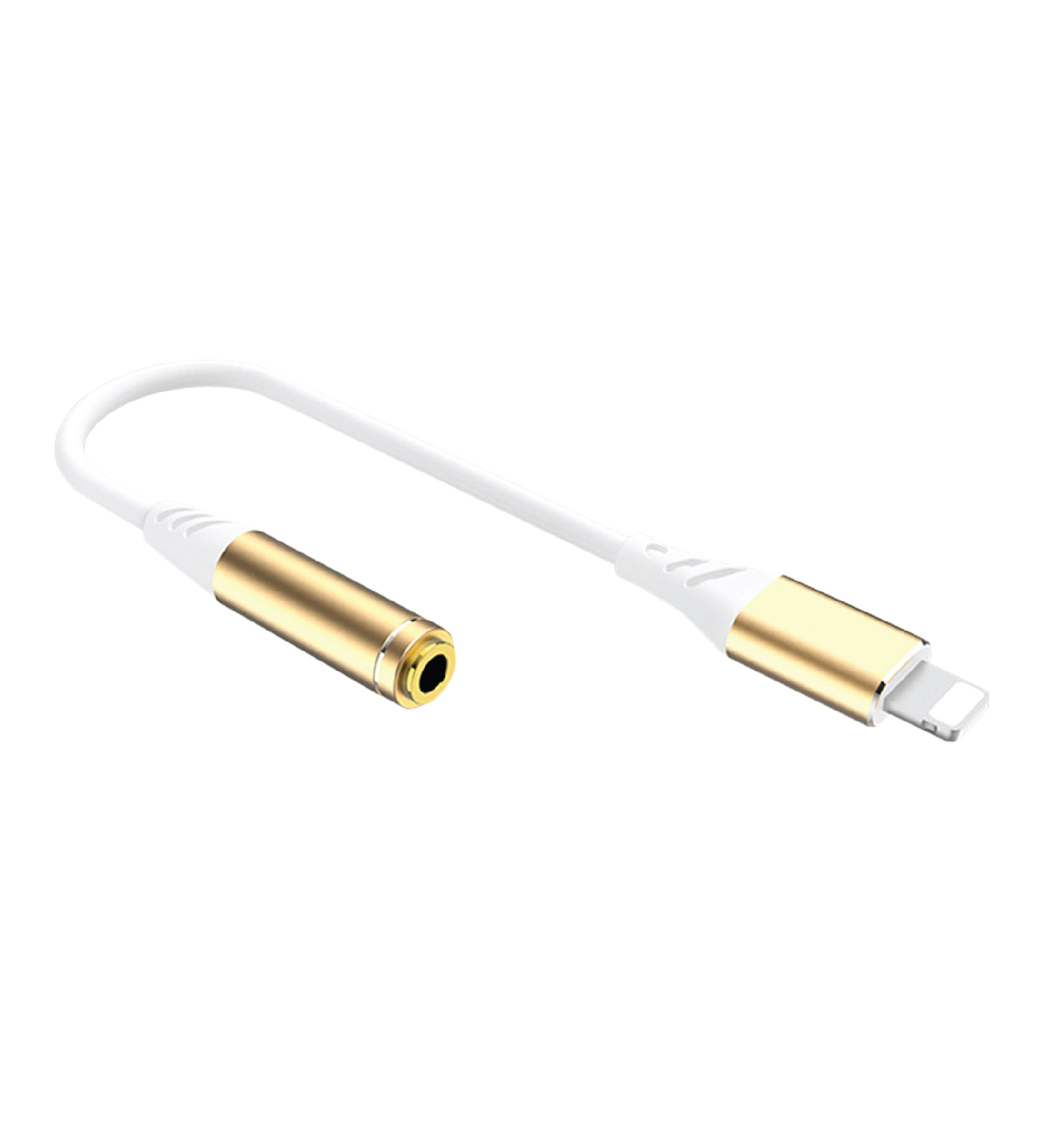 BYZ BC-028i-W Lightning to 3.5mm Female Audio Adapter