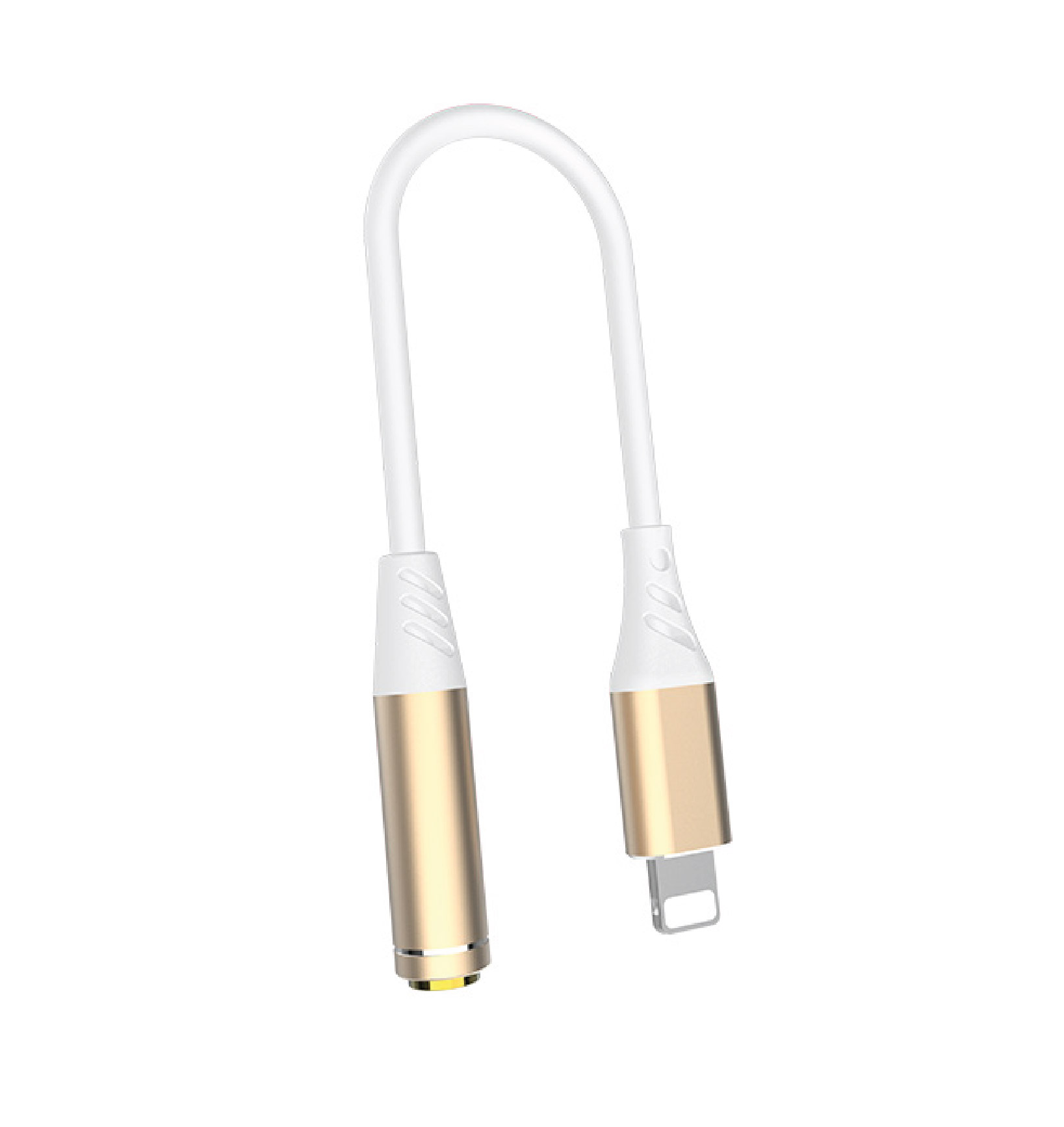 BYZ BC-028i-W Lightning to 3.5mm Female Audio Adapter