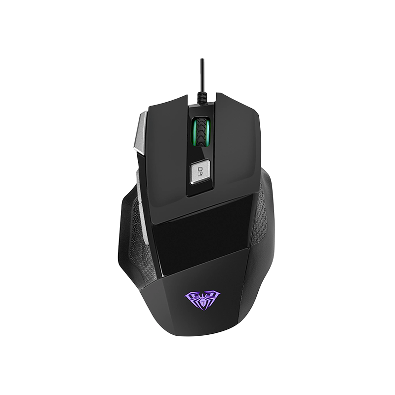 AULA S12 RGB Backlight Breathing Wired Gaming Mouse