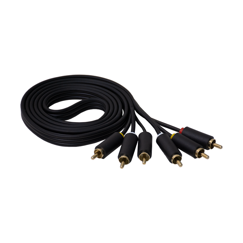 M-PARD V-0004 10m 3-to-3 RCA Male to RCA Male Audio Cable