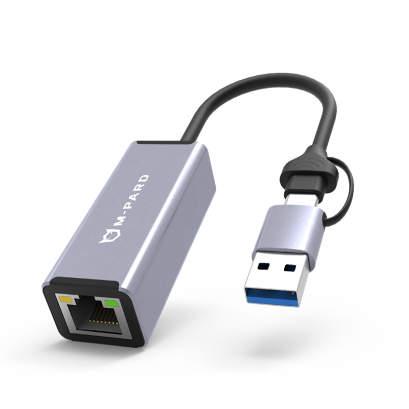 M-PARD MD082 USB 3.0/USB-C to Gigabit Ethernet Adapter