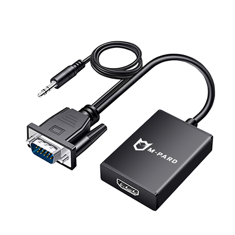 M-PARD MD108 VGA Female + 3.5mm Audio to HDMI Femal Adapter