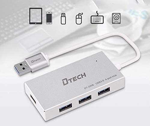 DTECH DT-3308 4-Port USB 3.0 Hub