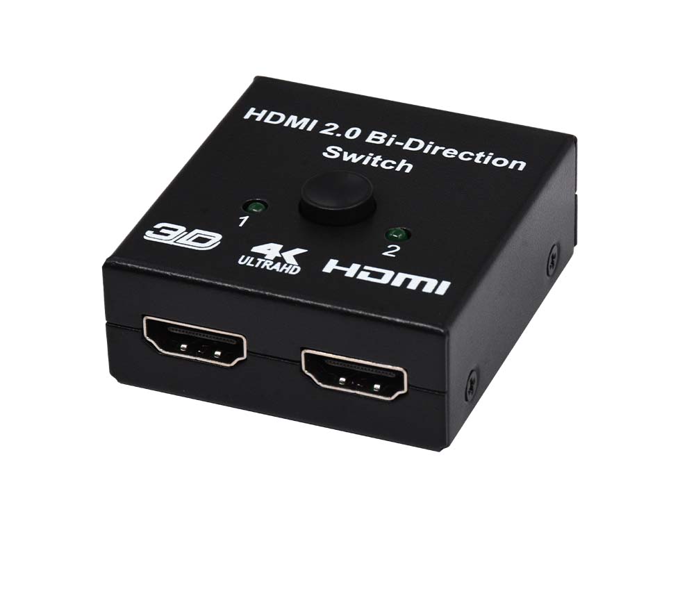 FJGEAR HD201 2-Port 4K 3D HDMI Switch