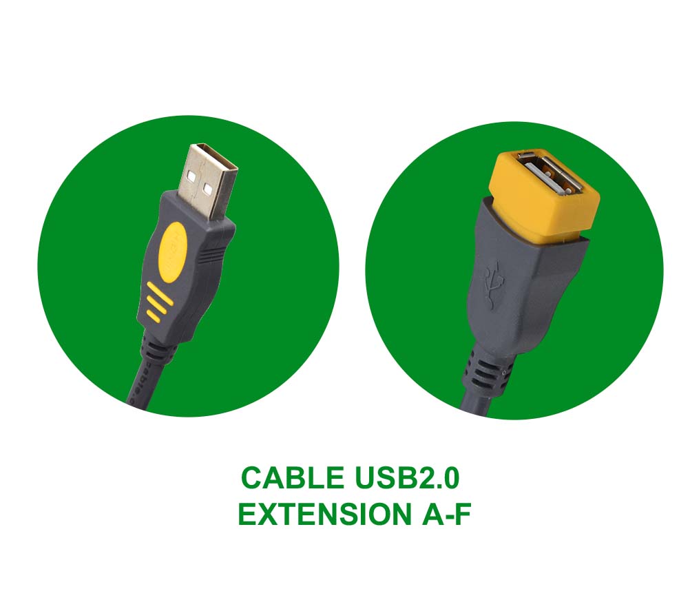 JINGHUA U111H 3m USB 2.0 Extension Cable