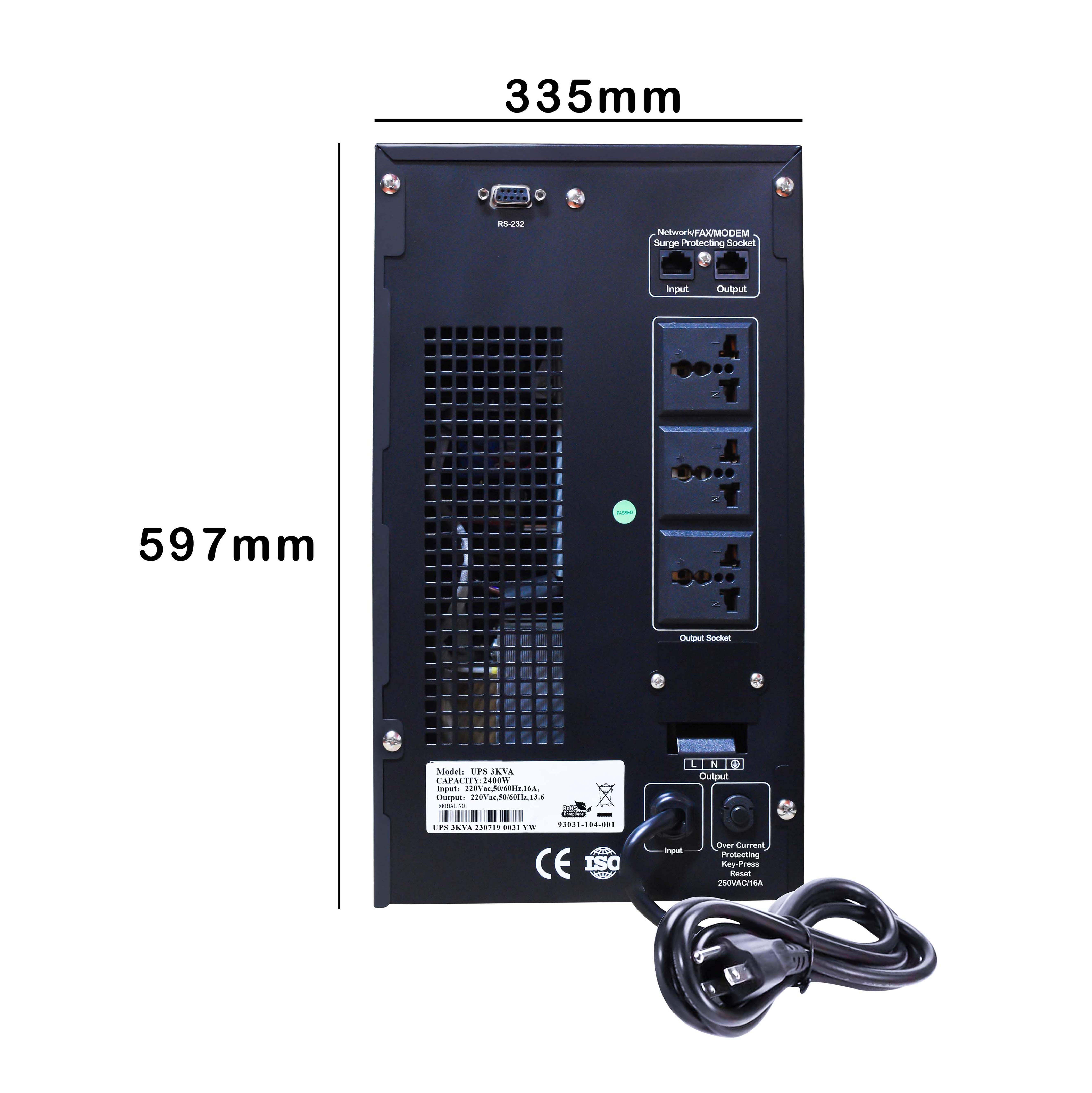 POWER T 3KVA Online UPS