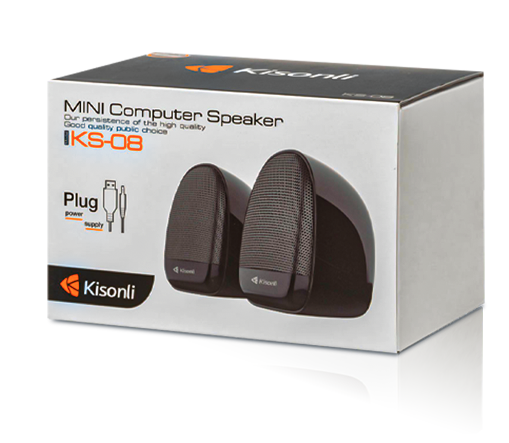 Kisonli KS-08 USB Powered Mini Desktop Speaker