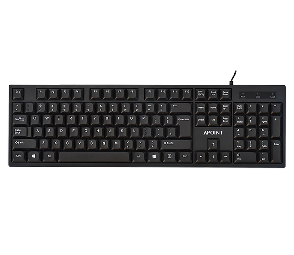 APOINT A-10 Wired Keyboard & Mouse Combo