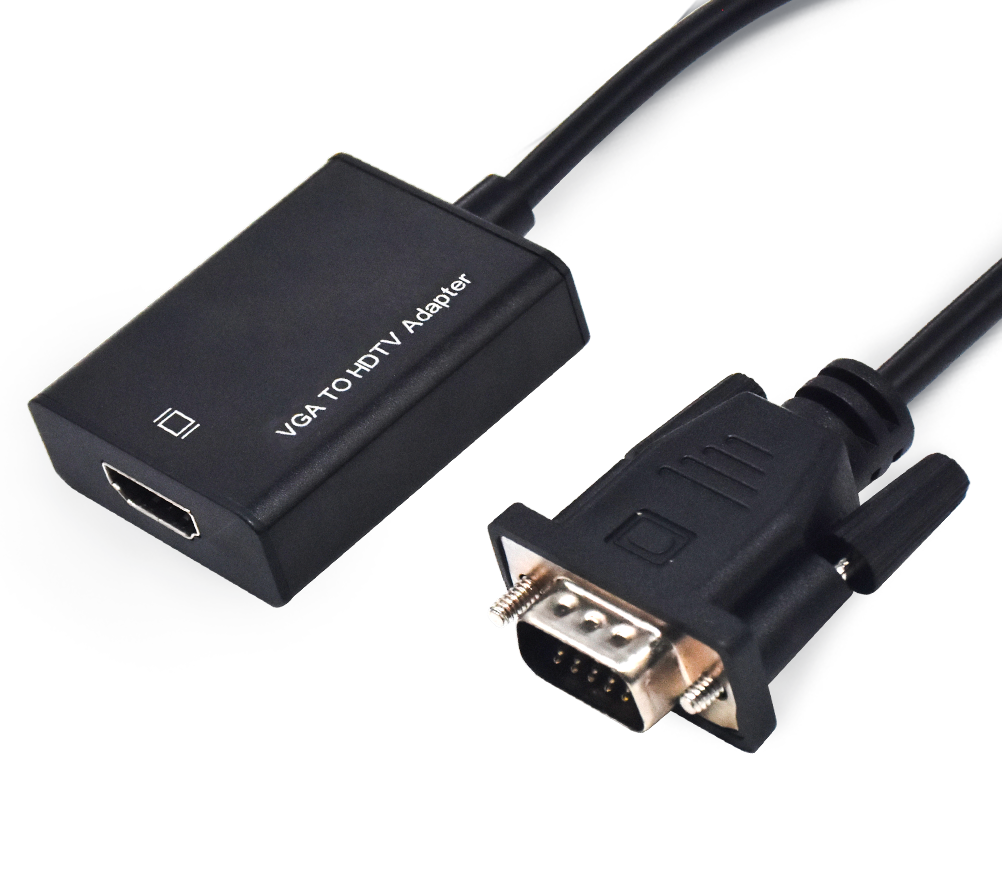 DTECH DT-2012 VGA to HDMI Adapter with Audio Input