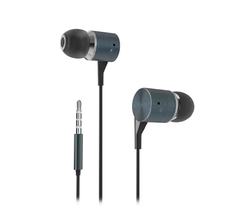 HP DHE-7003-B 3.5mm Audio Jack with Mic Music Earphone 