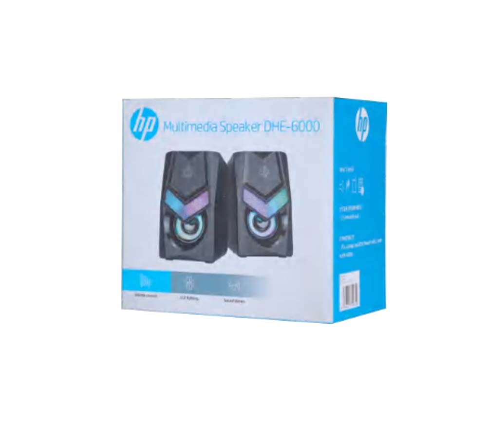 HP DHE-6000 LED Stereo Multimedia Speaker