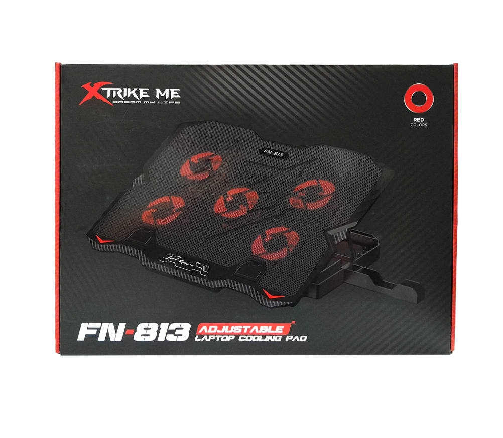 XTRIKE ME FN-813 Laptop Cooling Pad with Phone Holder