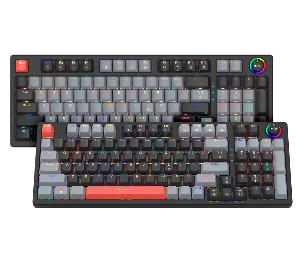 XTRIKE ME GK-987G BR Wired RGB Mechanical Gaming Keyboard