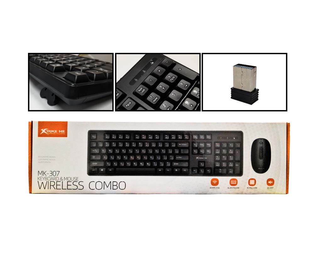 XTRIKE ME MK-307 Wireless Keyboard & Mouse Combo