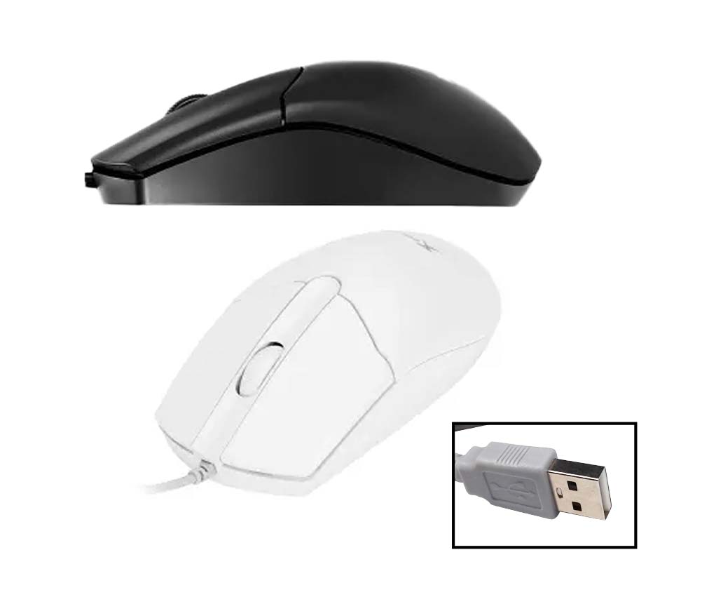 XTRIKE ME GM-124W White Color Backlit Wired Mouse 