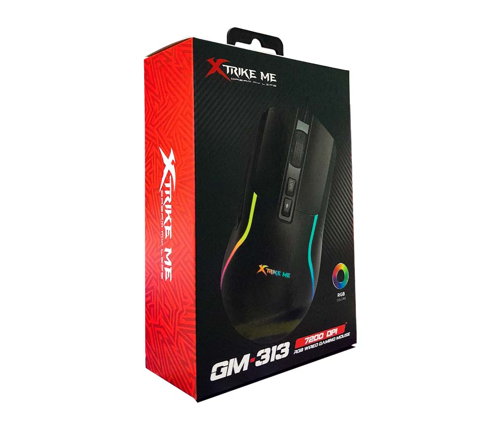 XTRIKE ME GM-313 RGB Lighting Wired Gaming Mouse