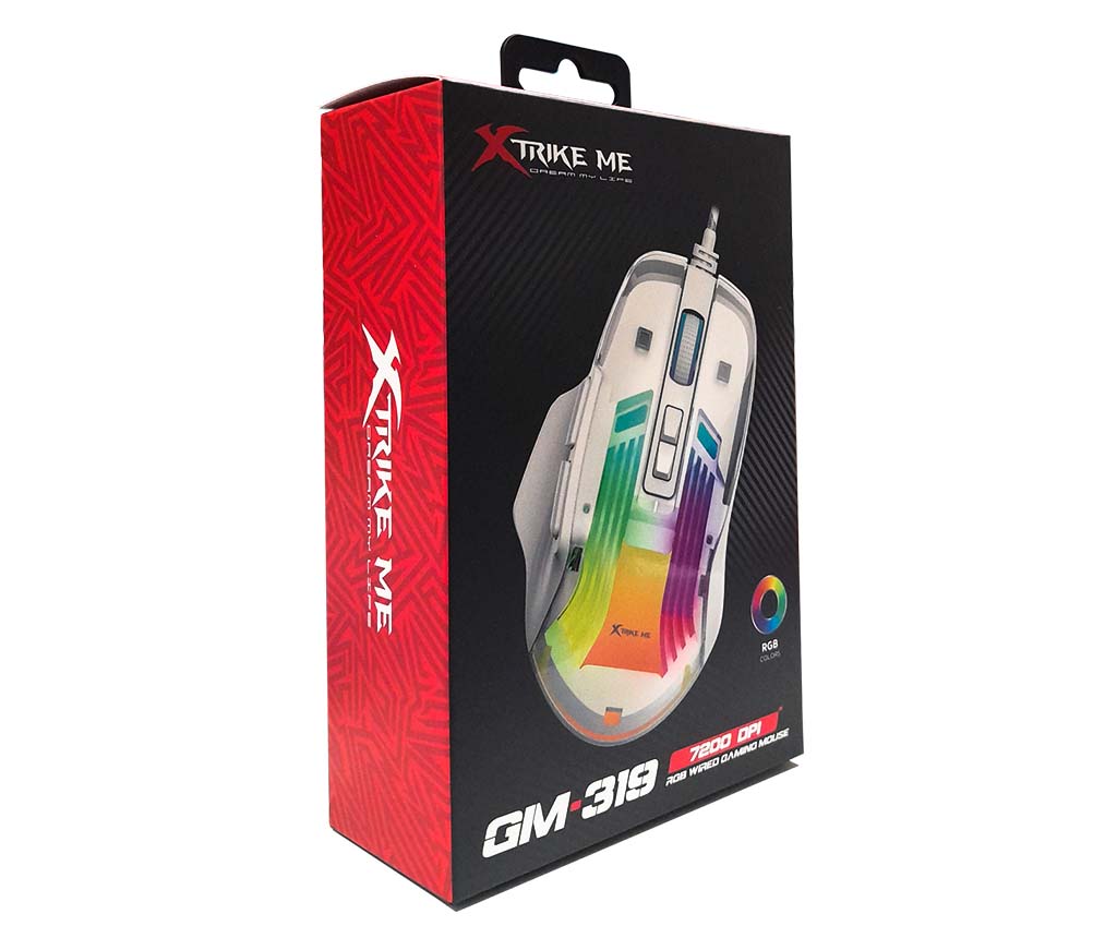 XTRIKE ME GM-319 RGB Lighting Wired Gaming Mouse