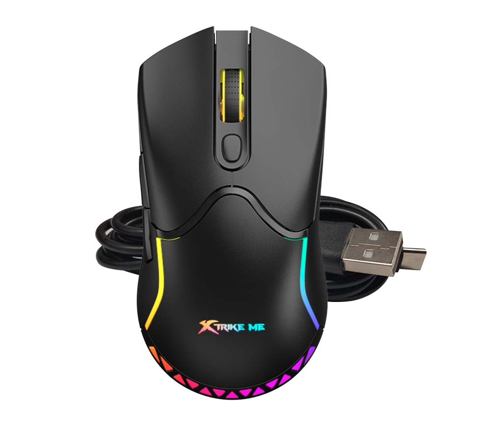 XTRIKE ME GW-610 2.4G RGB Breathing light effect Wireless Mouse