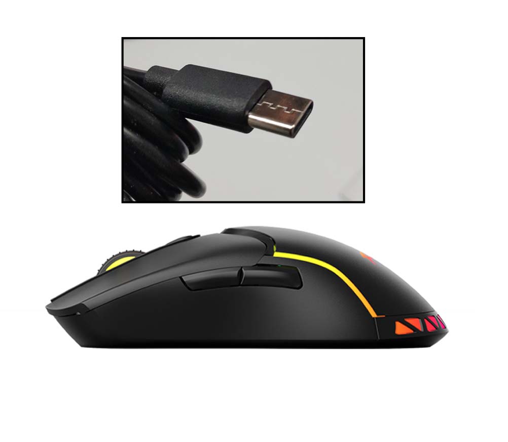 XTRIKE ME GW-610 2.4G RGB Breathing light effect Wireless Mouse